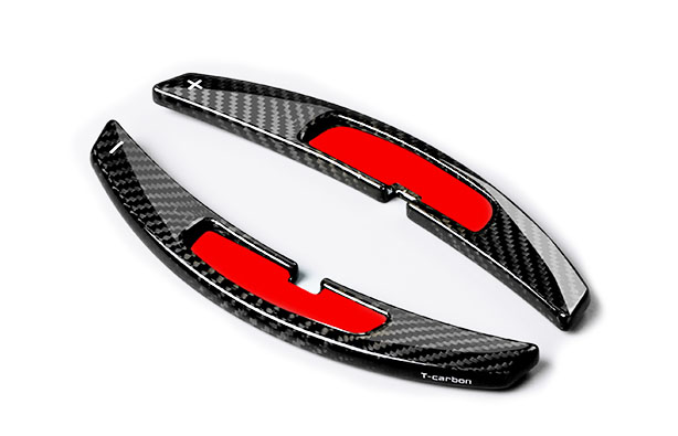 Carbon Fiber PDK Paddle Extensions : Suncoast Porsche Parts